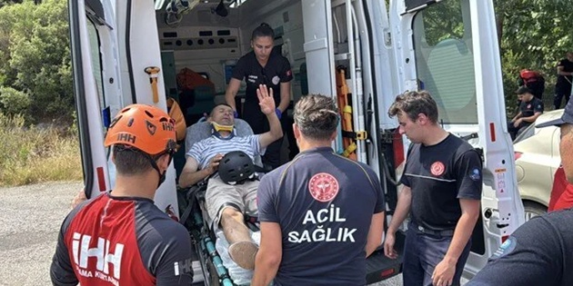 Antalya’da Yamaç Paraşütü Kazası, Pilot Yaralandı